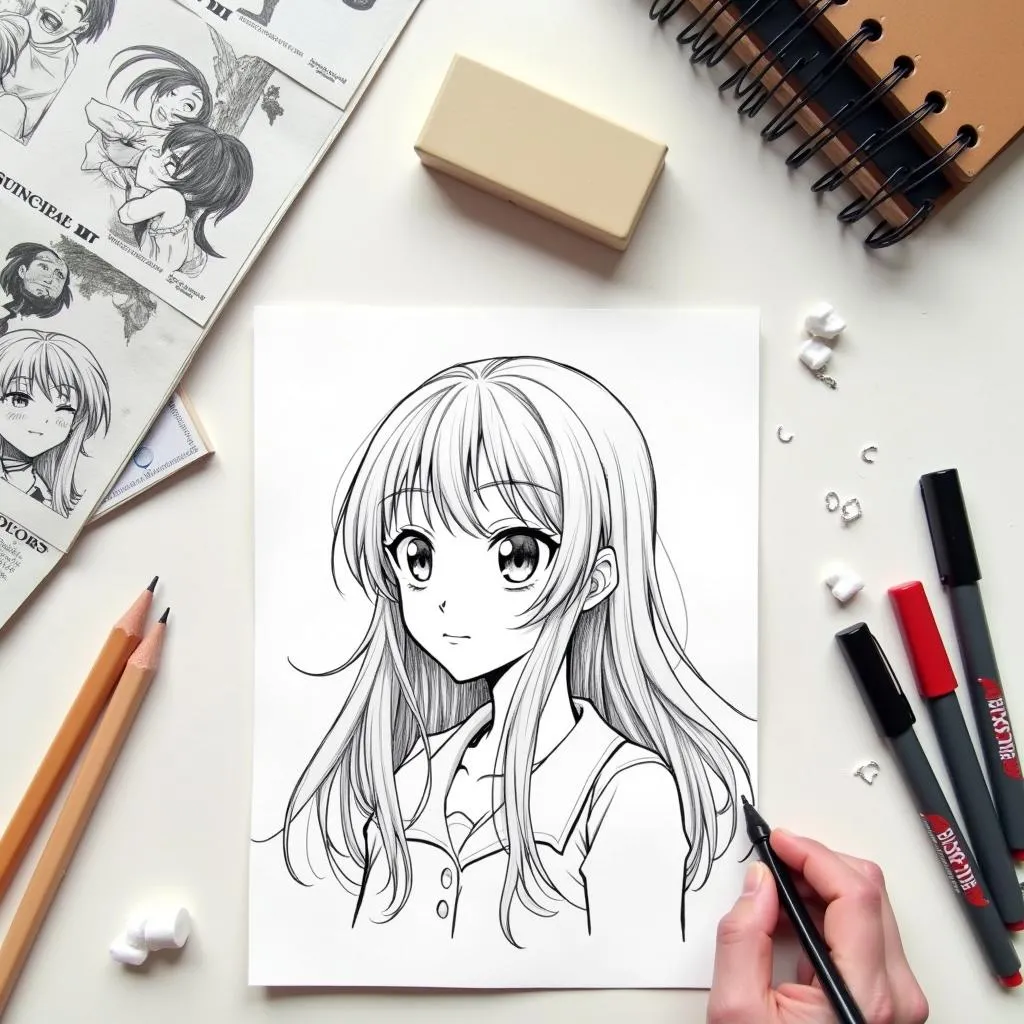 Essential anime drawing tools