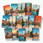 Collage of various European city passes