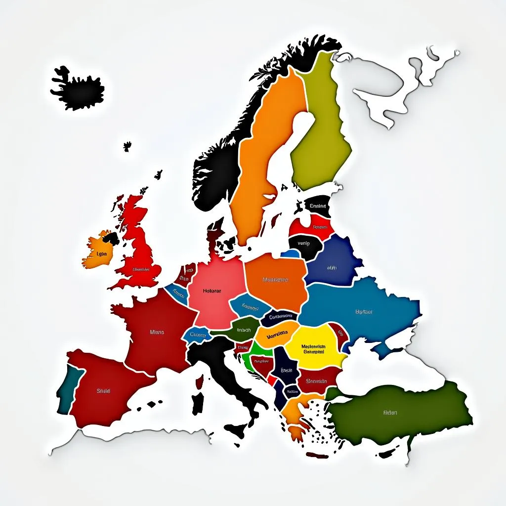 Map of European Union Countries