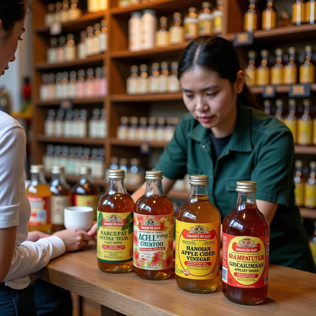 Specialty Food Store in Hanoi with Apple Cider Vinegar