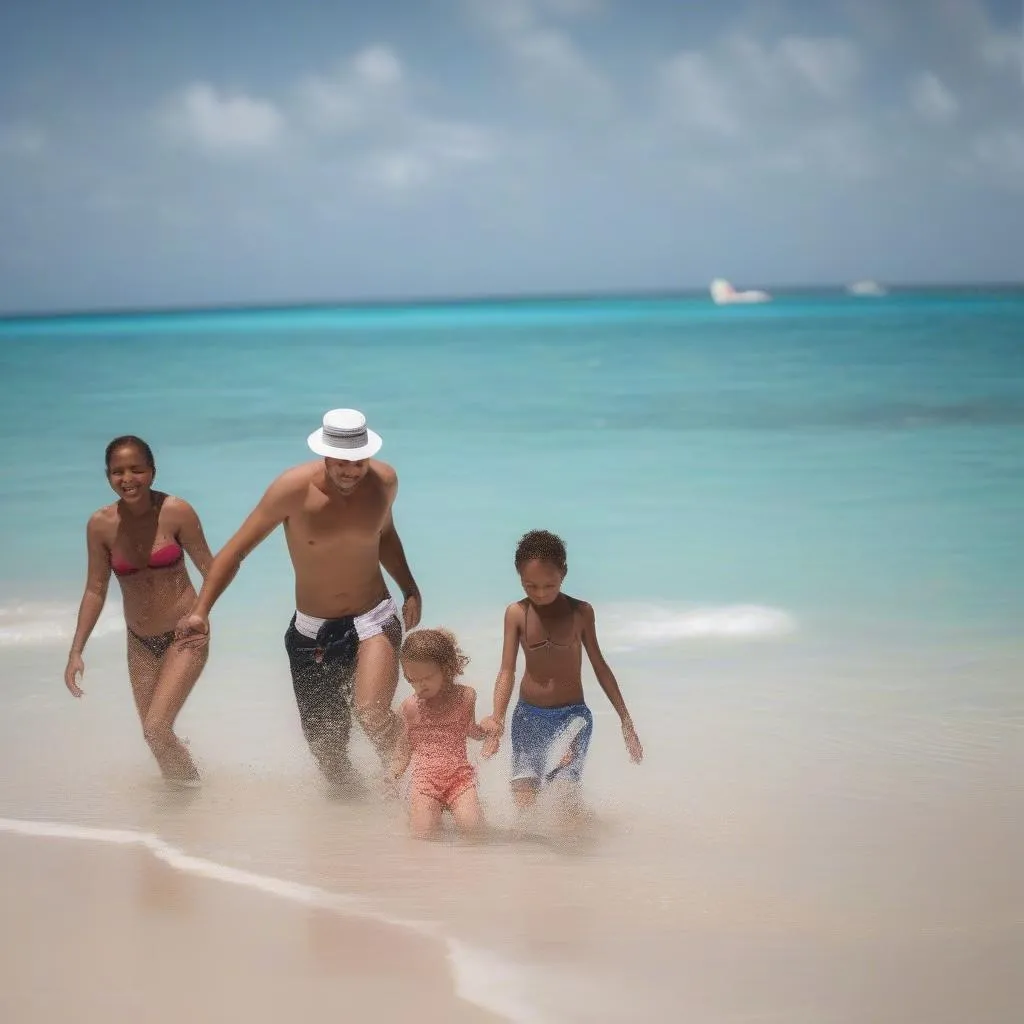 Family Fun at the Beach in Dominican Republic