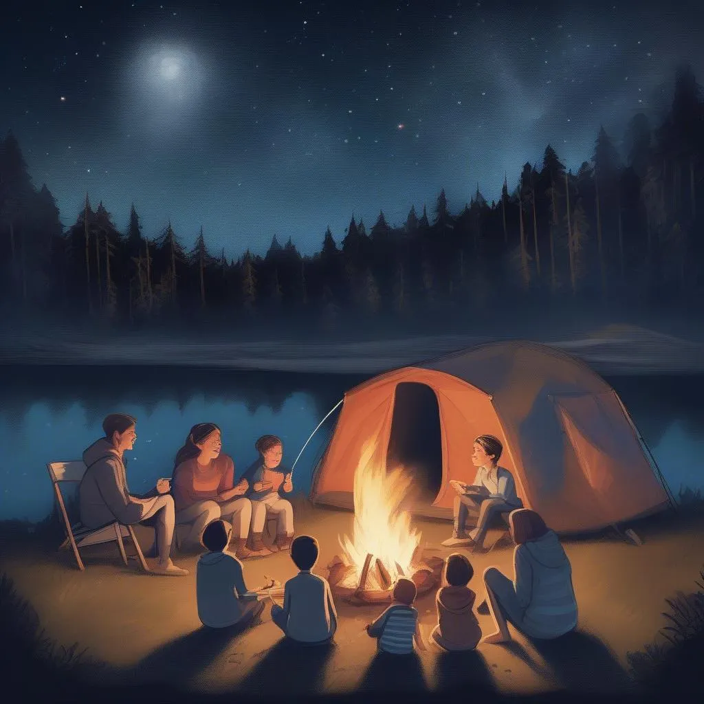 family-camping-with-marshmallows