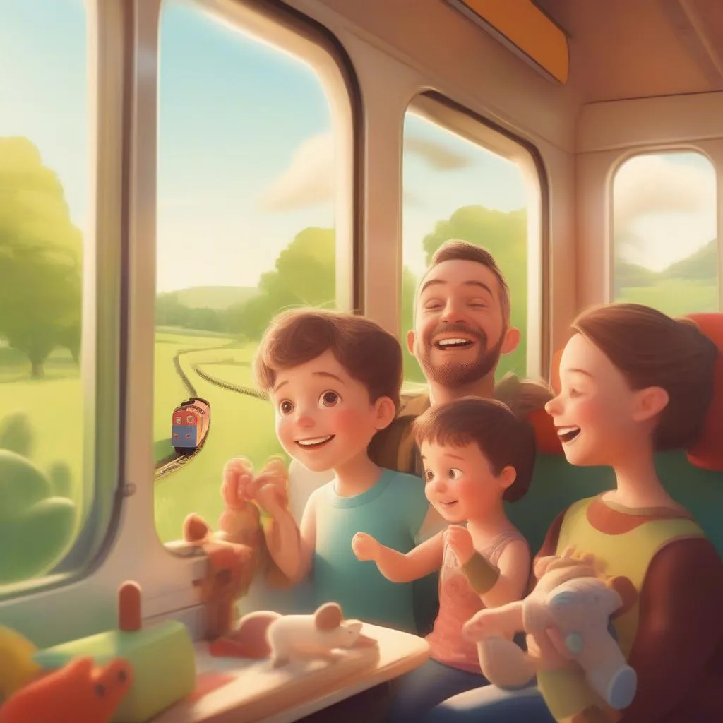 Family Train Journey