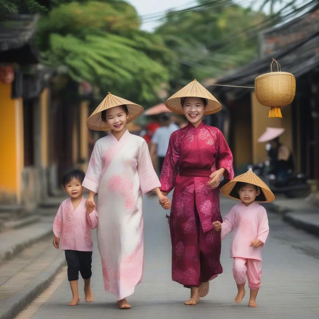 Family trip in Vietnam