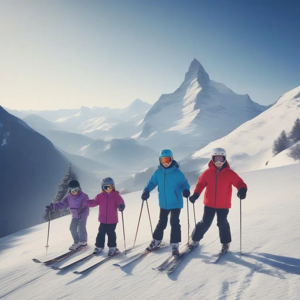 Family Skiing in Switzerland