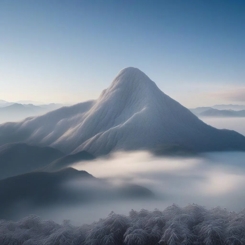 Fansipan Mountain in Winter