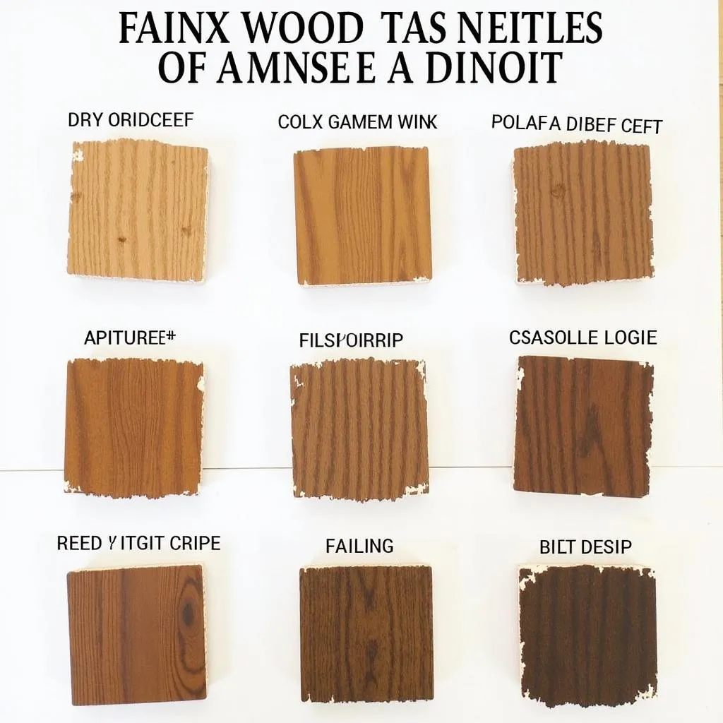 Different faux wood painting techniques comparison