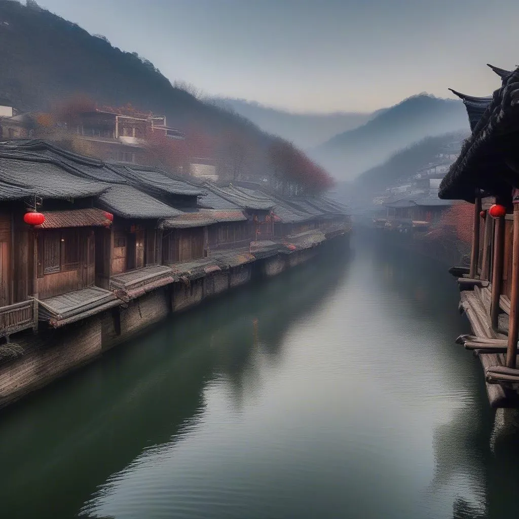 Fenghuang Ancient Town in December