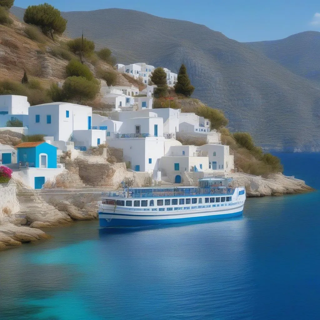 Greek Island Ferry