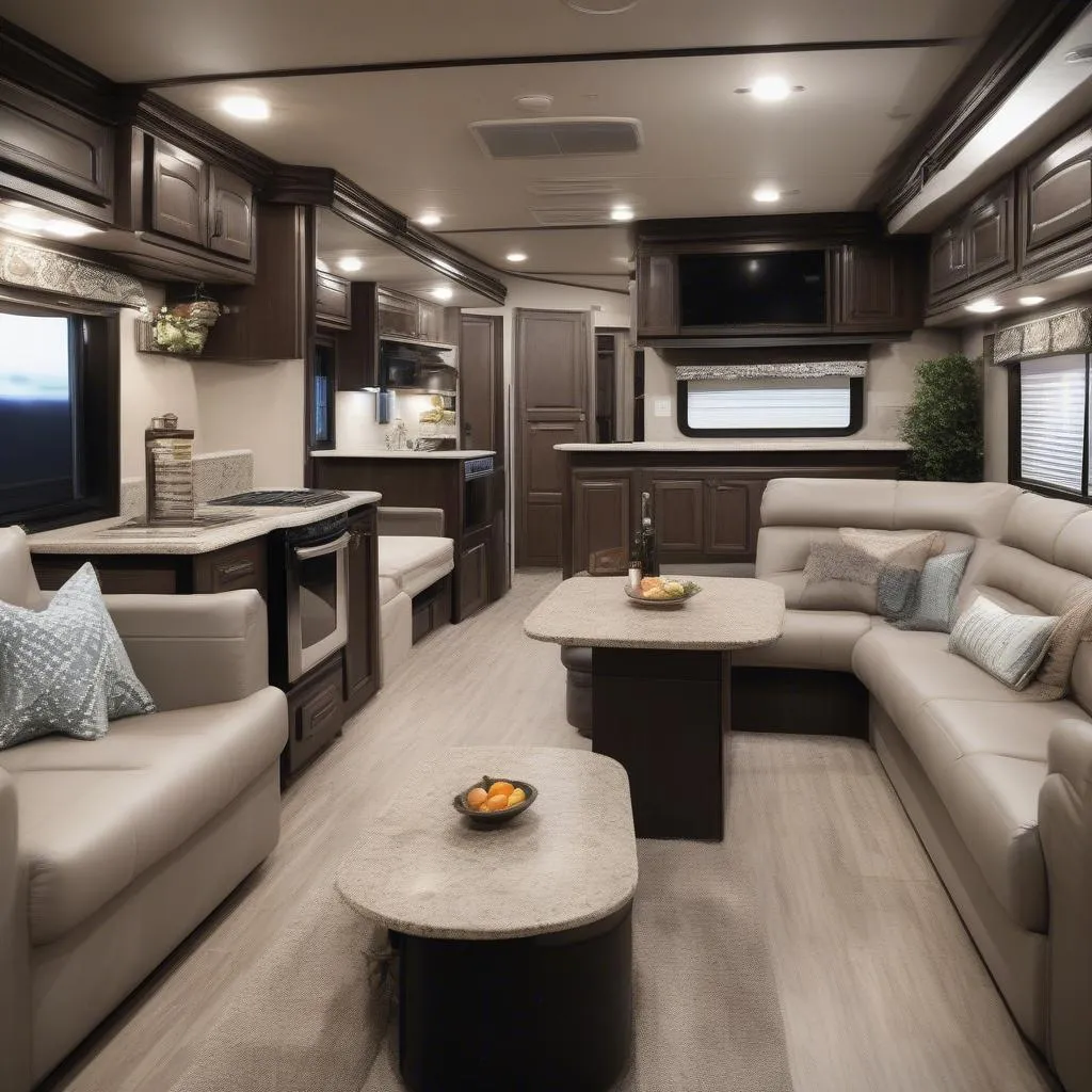 Spacious Fifth Wheel Interior