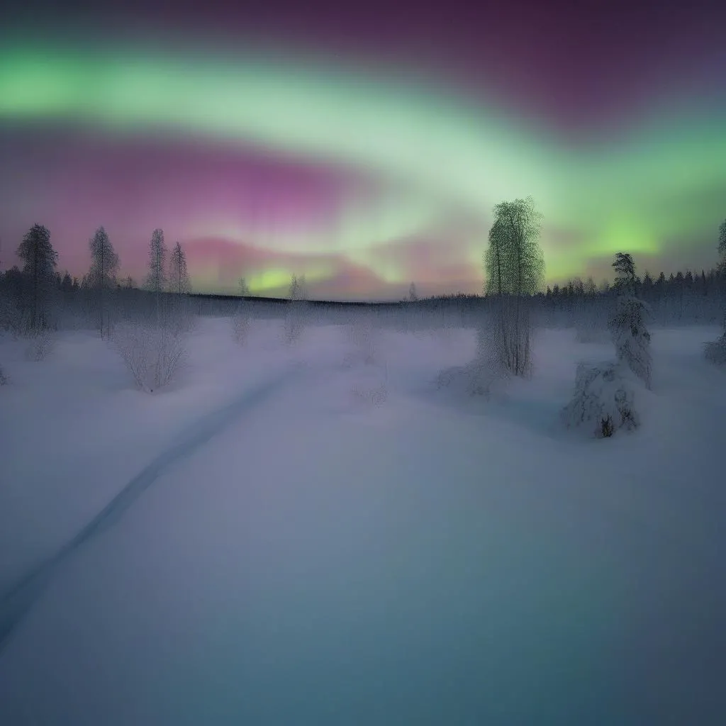 Northern Lights in Finland