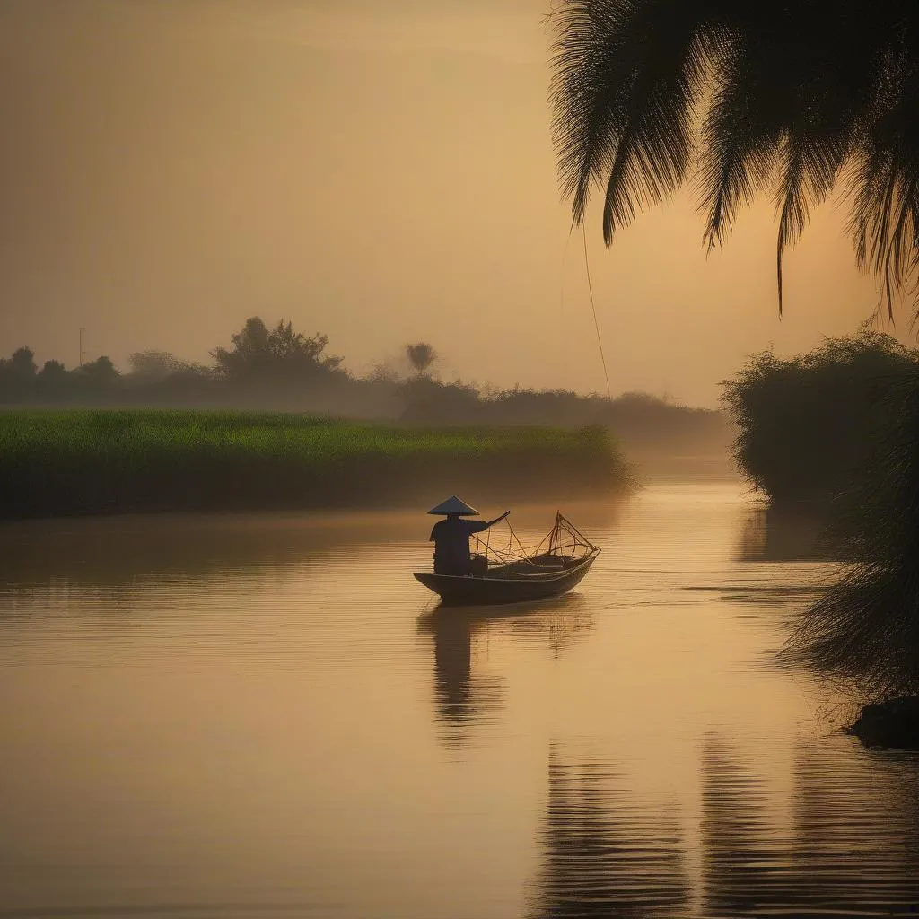 Mekong Delta fishing boat