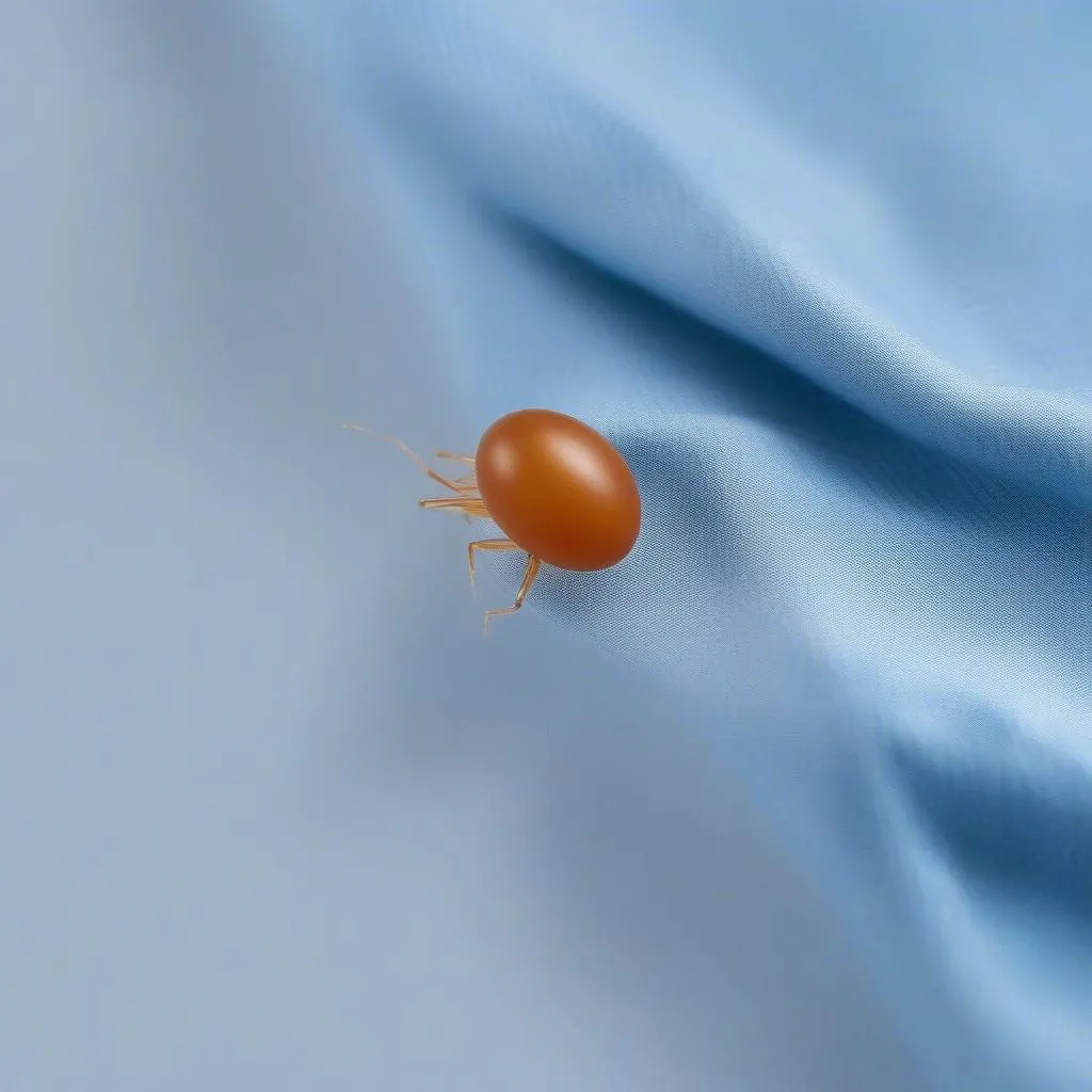 flea eggs on clothes