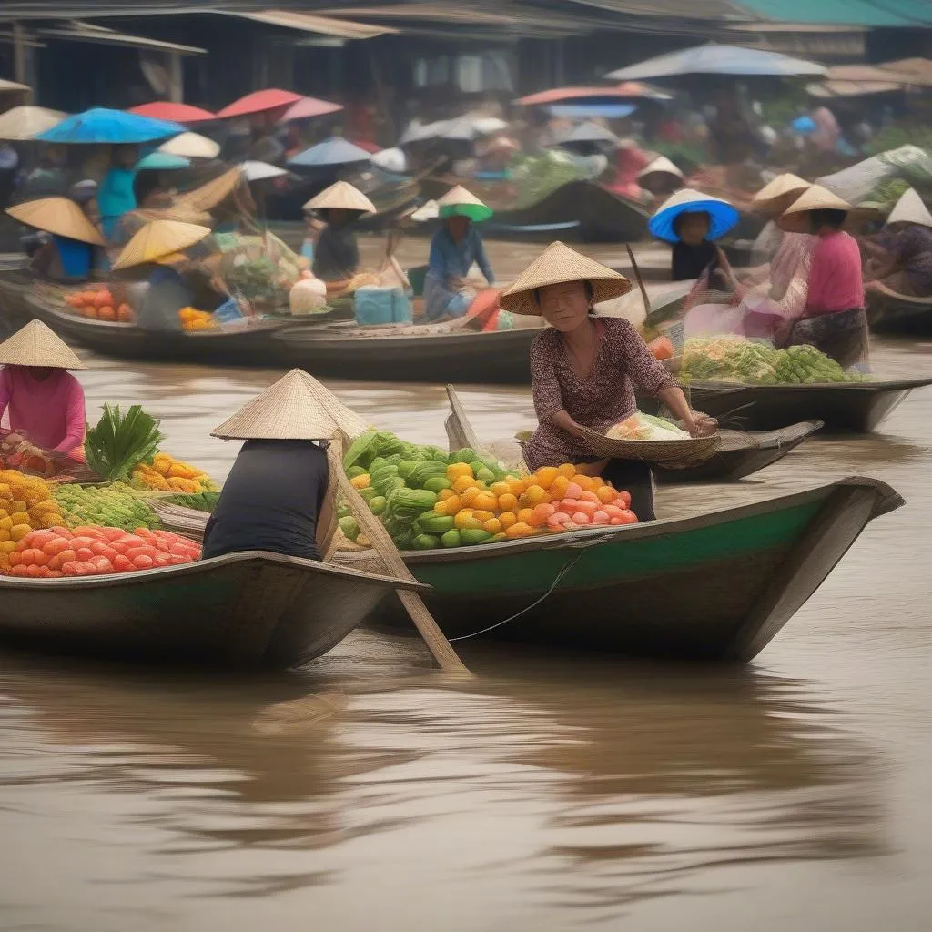 Mekong Delta Floating Market