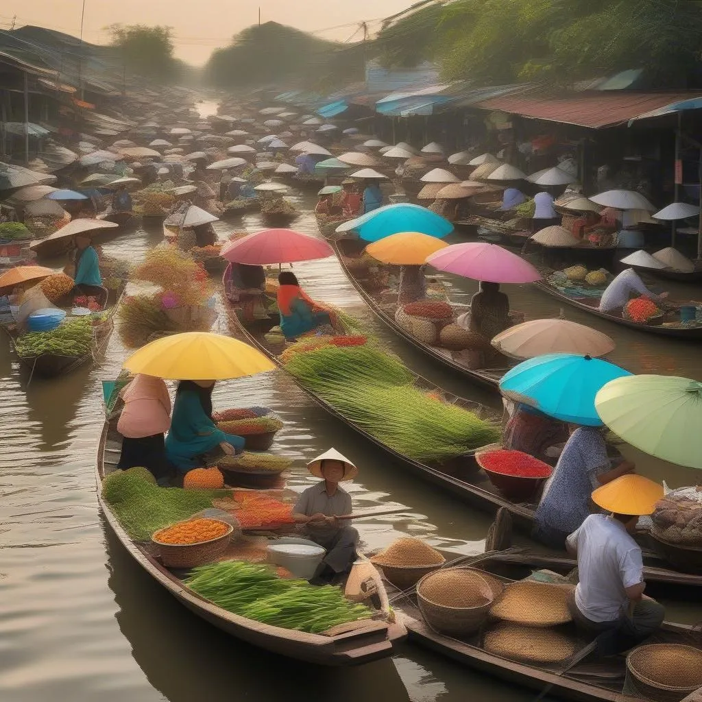 Cai Be Floating Market