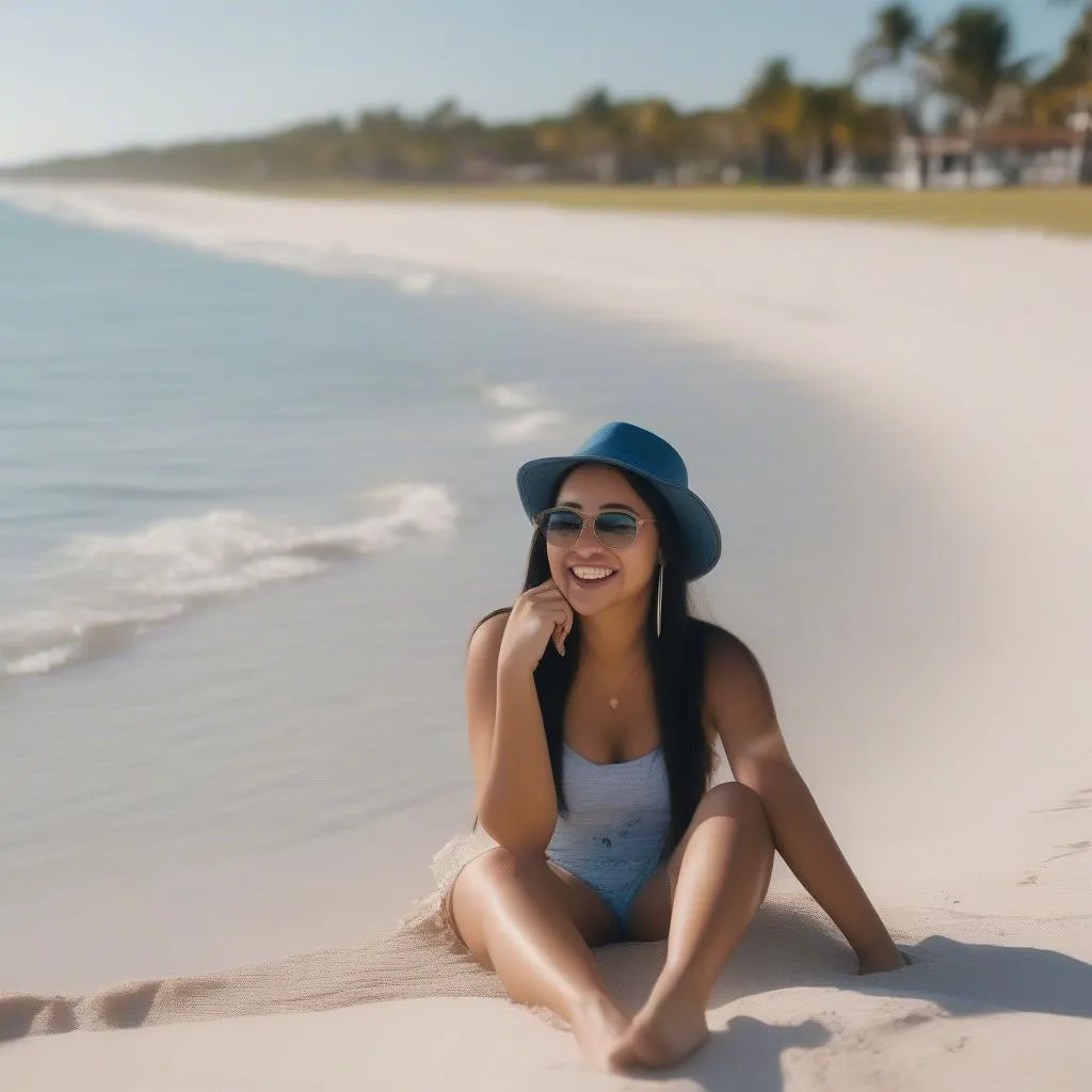 DACA recipient enjoying Florida beach