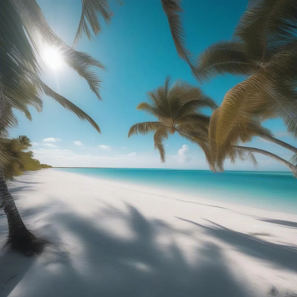 Beach Scene in the Florida Keys