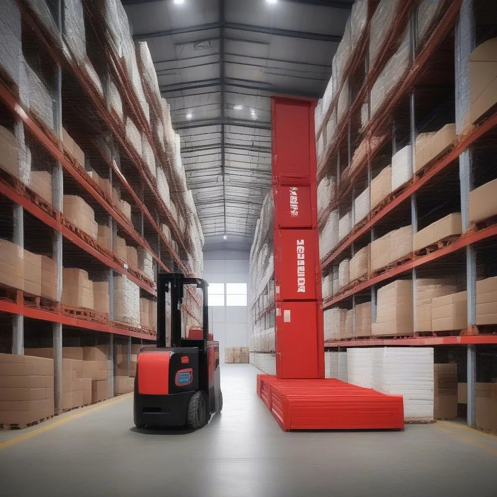 Forklift rental Hanoi warehouse