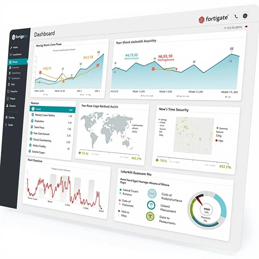 Fortigate 100E Logging and Monitoring Dashboard