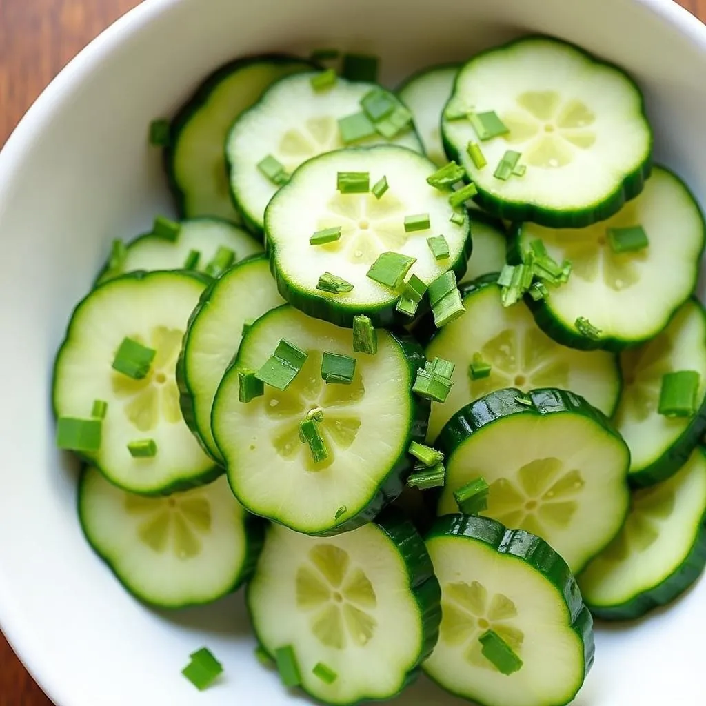 Fresh Cucumber Salad