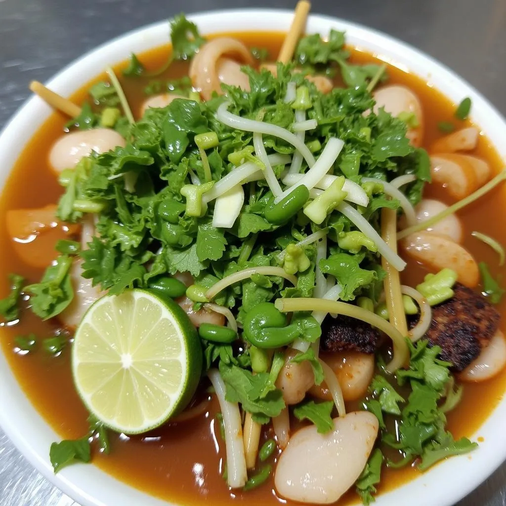 Fresh vegetable salads in Giao Long An, Hanoi