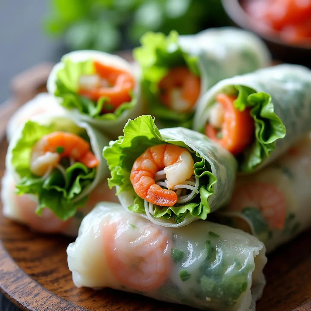 Fresh Vietnamese Spring Rolls