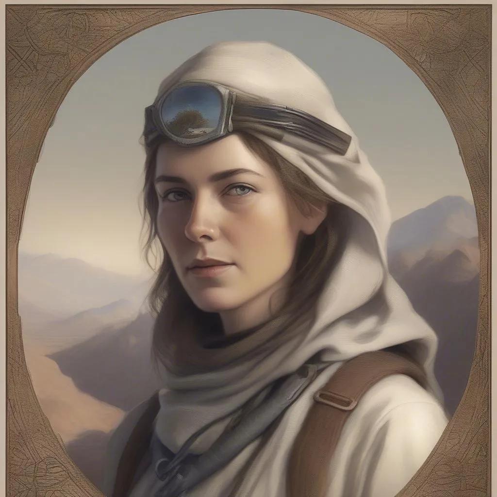 Freya Stark Portrait