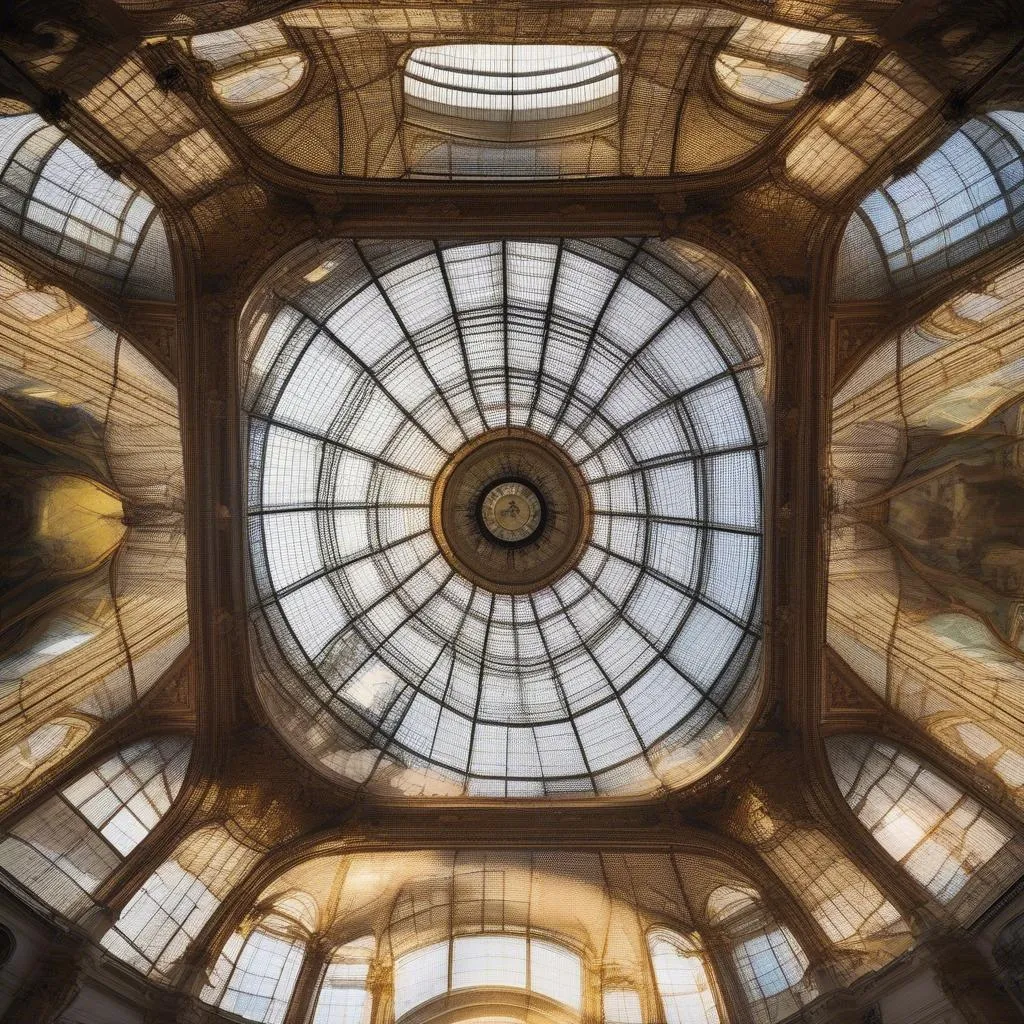 Galleria Vittorio Emanuele II Milan Glass Ceiling