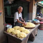 Gao Bac vendor in Hanoi's Old Quarters