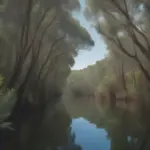 Boat trip through Melaleuca forest