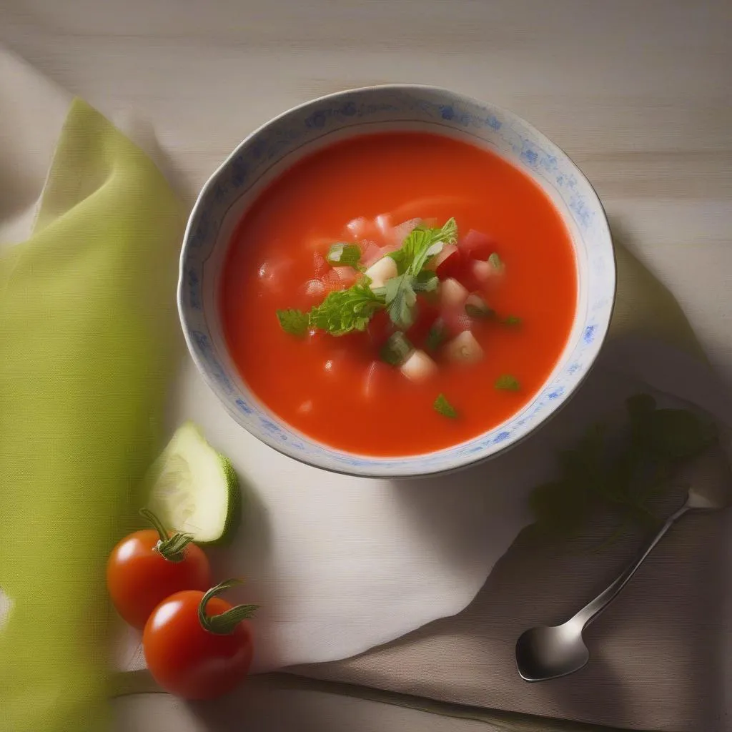 Cold Gazpacho Soup Recipe