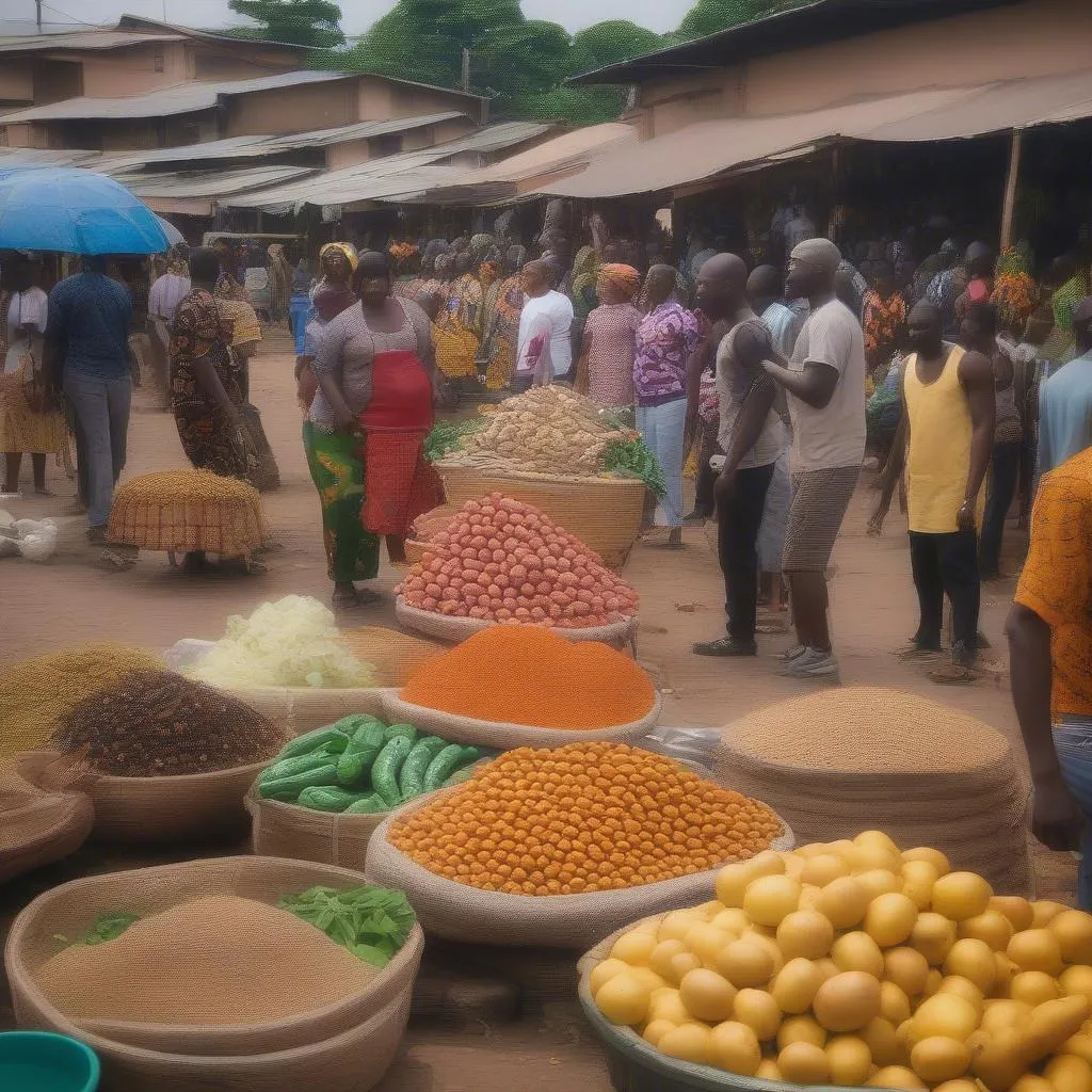 Ghanaian Food Market