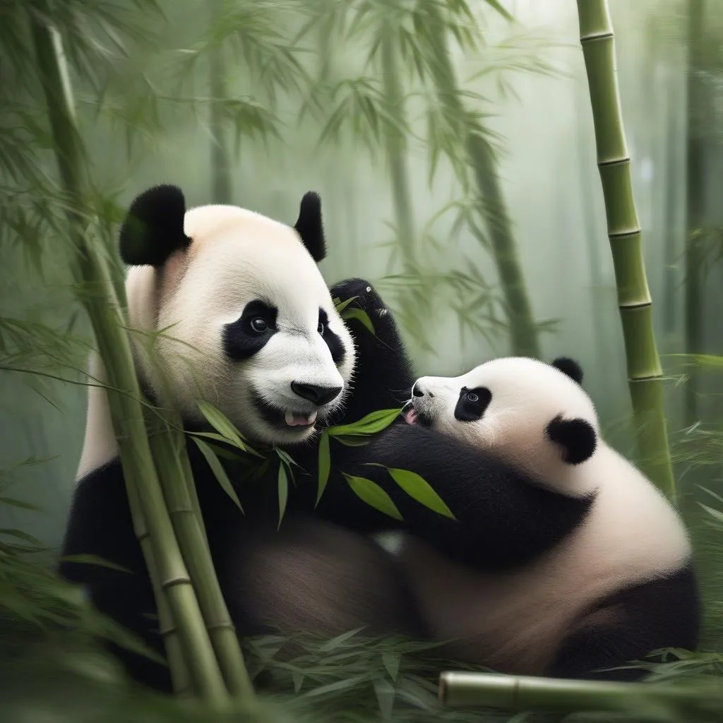 Giant Panda Cub at Chengdu Research Base