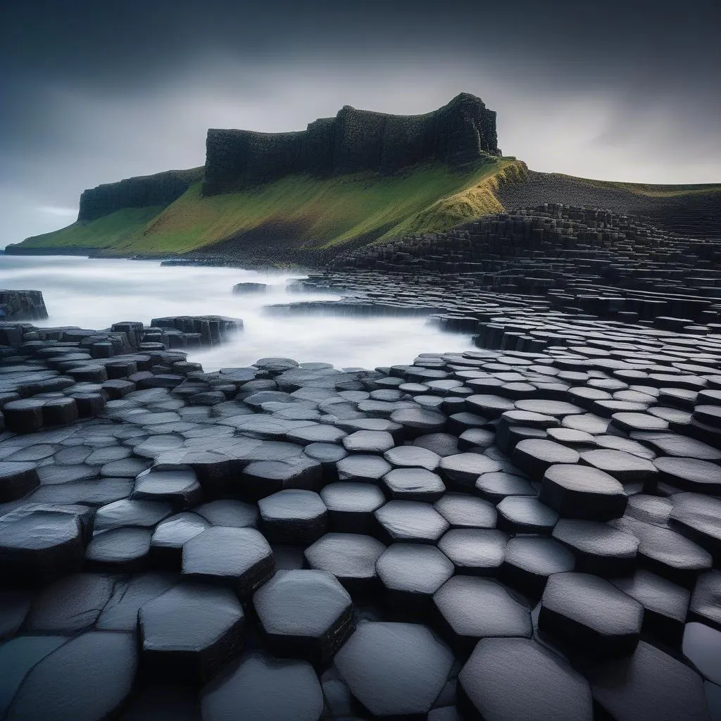 The Giant's Causeway in Northern Ireland