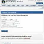 Global Entry Application Website