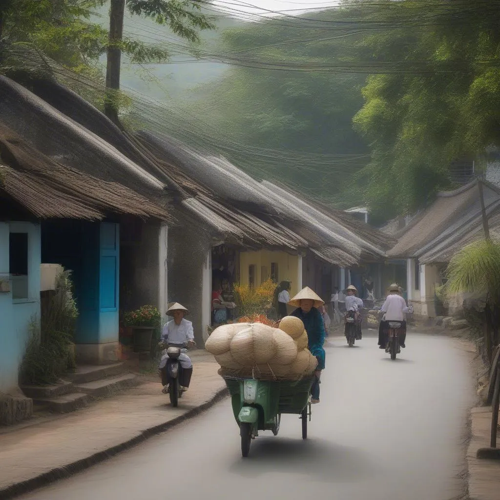 Local life in Go Cong