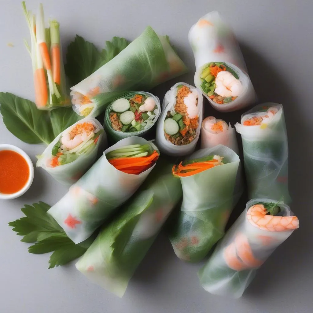 Vietnamese Fresh Spring Rolls