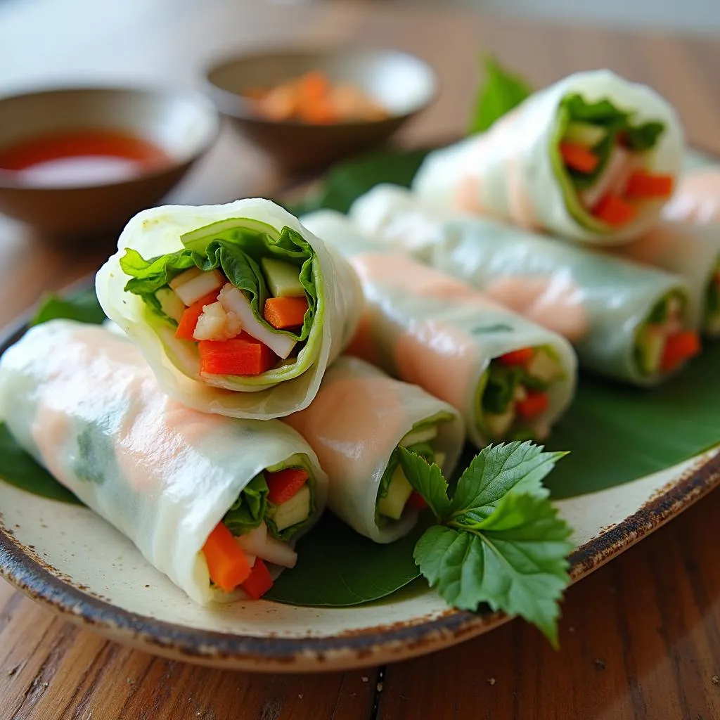 Gỏi Cuốn: Vietnamese Fresh Spring Rolls for Kids in Hanoi