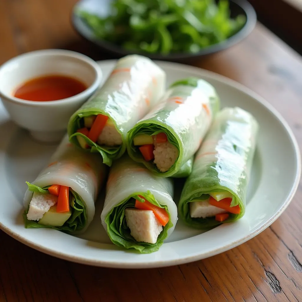 Vietnamese Gỏi Cuốn: A Refreshing Summer Roll