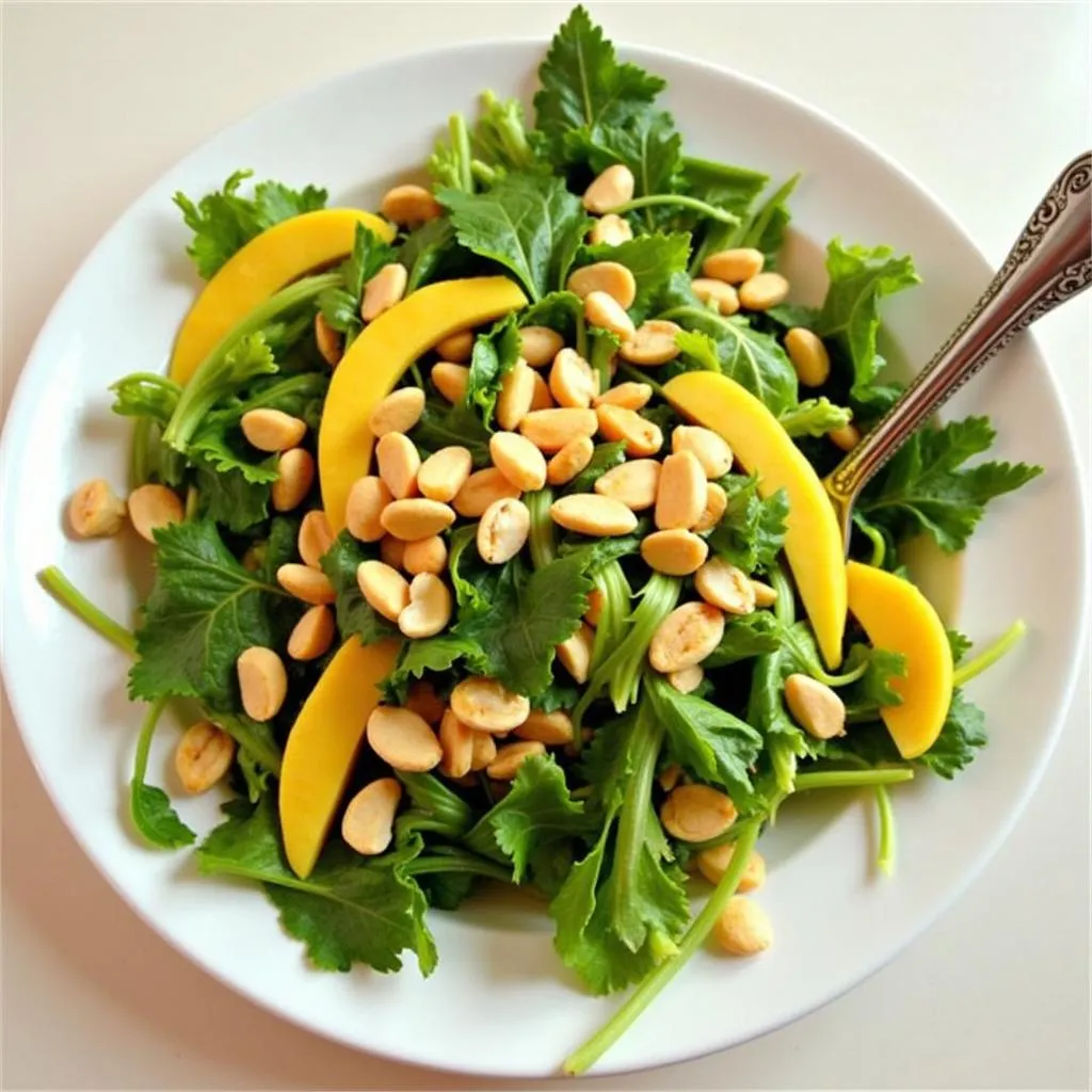 Green Mango Salad with Crispy Fried Shallows