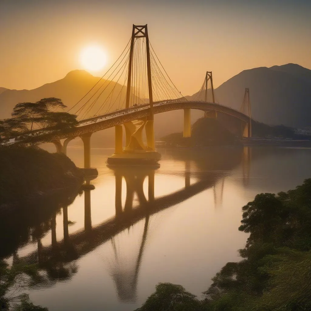 Golden Bridge Sunset