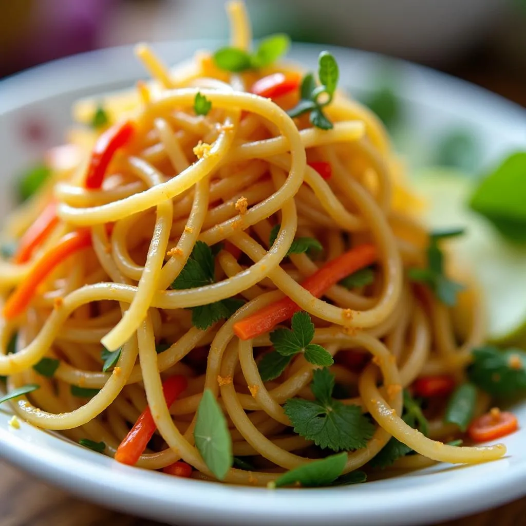 Golden Seaweed Salad in Hanoi