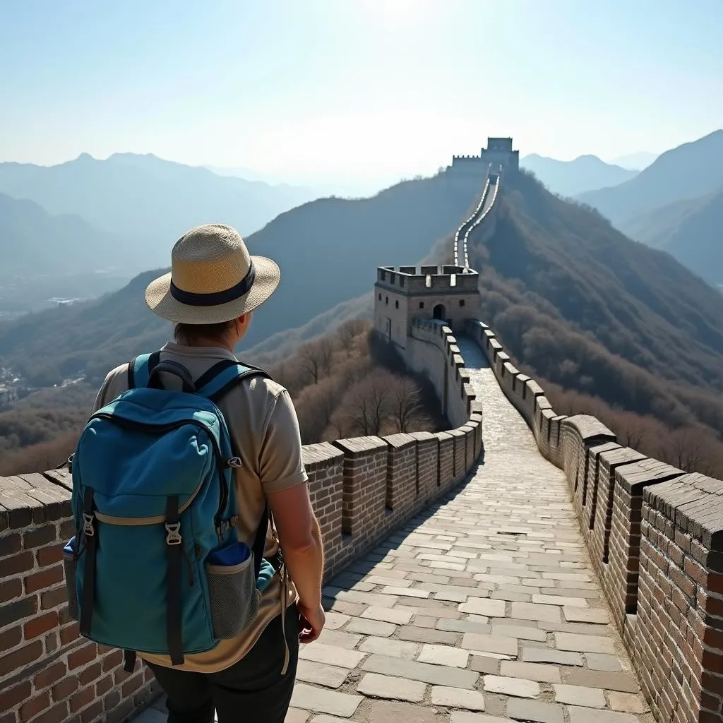 Hiking the Great Wall of China