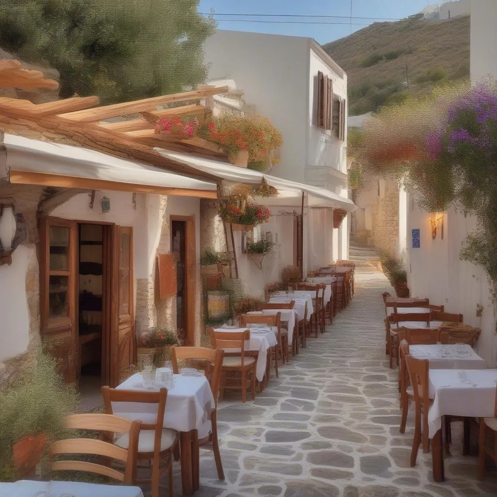 Traditional Greek Taverna