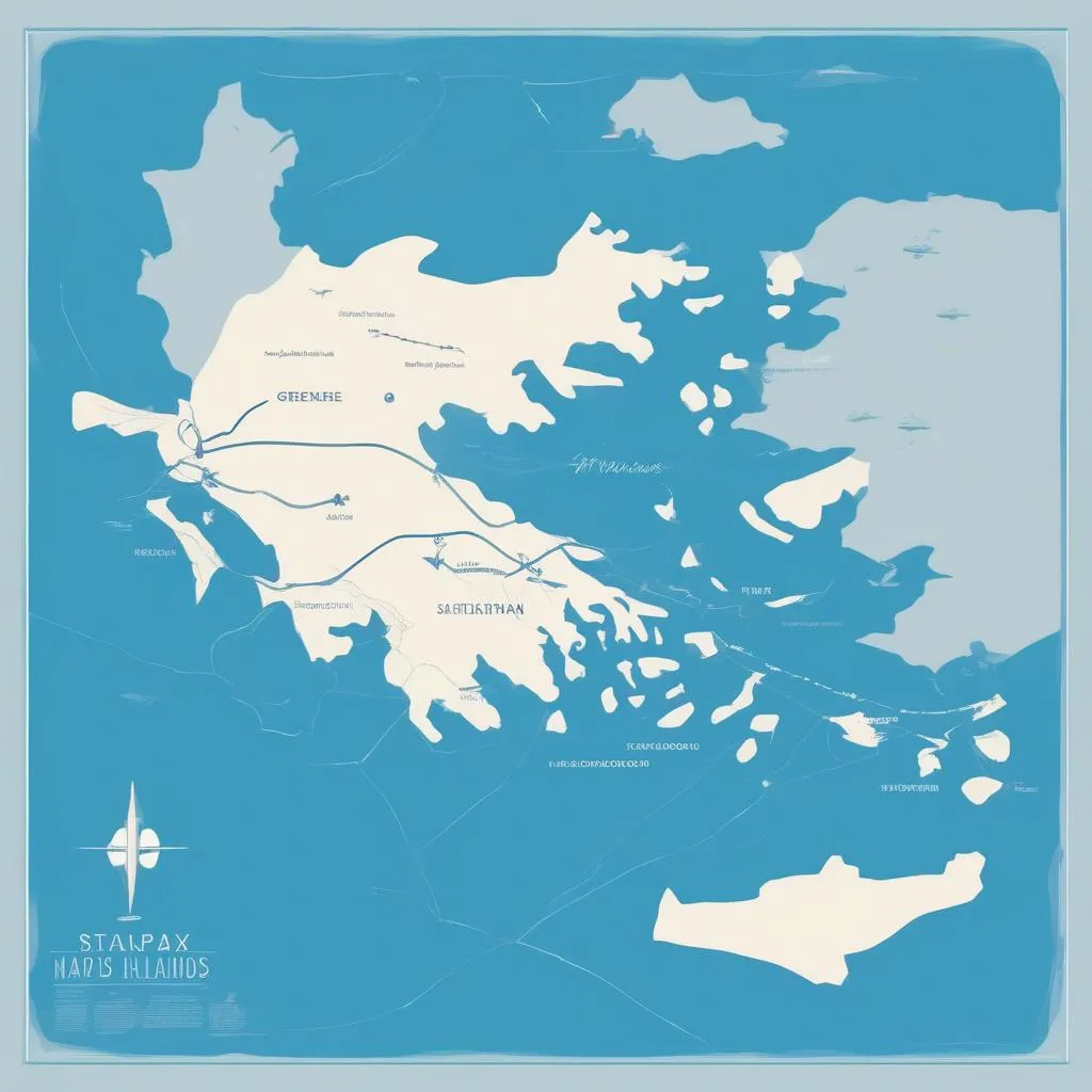 Greek Islands Map