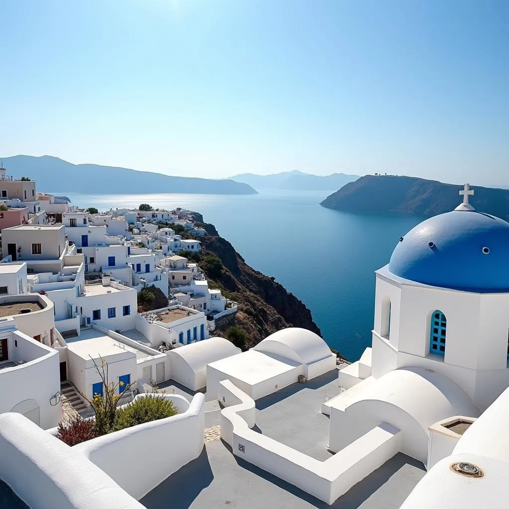 Picturesque View of Greek Islands