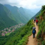 Trekking through Ha Giang Mountains