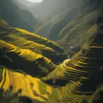 Golden Rice Terraces in Ha Giang