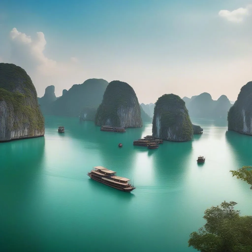 Ha Long Bay landscape