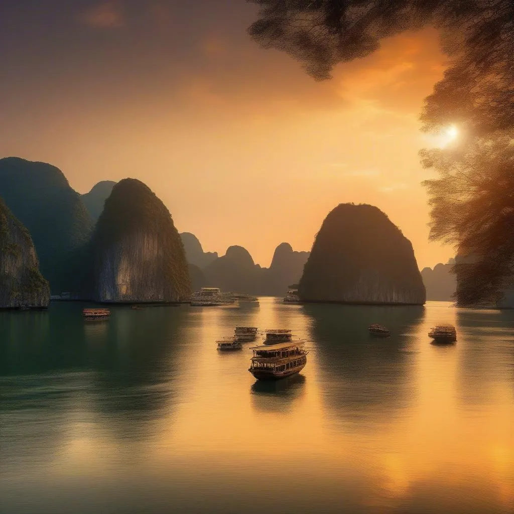 ha-long-bay-sunset